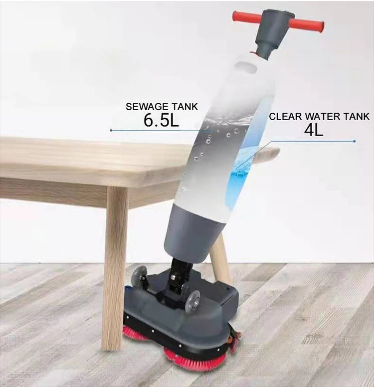 Portable Walk Behind Mini Floor Scrubber