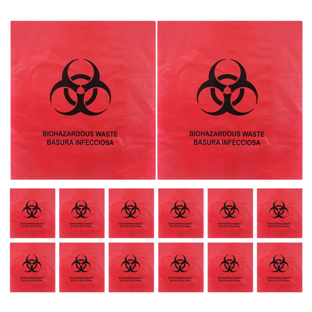 20 Pcs Medical Waste Bag Hospital Grade