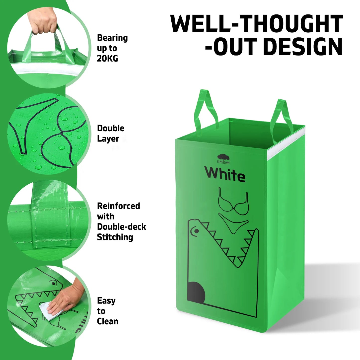 149L Recycling Bin Waterproof Recyclable Garbage Bag