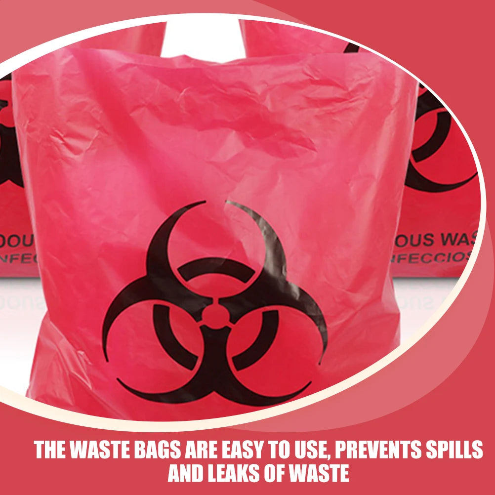 20 Pcs Medical Waste Bag Hospital Grade