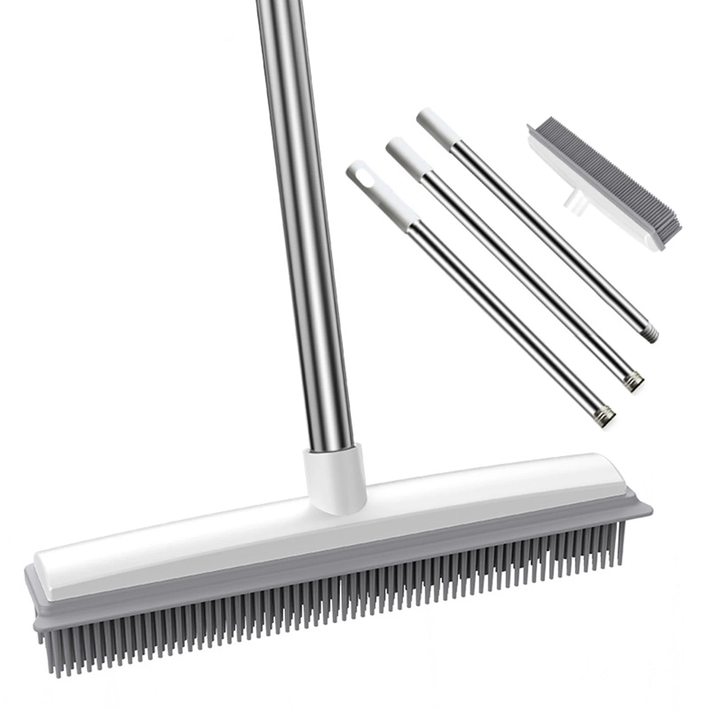 Rubber Broom Carpet Rake