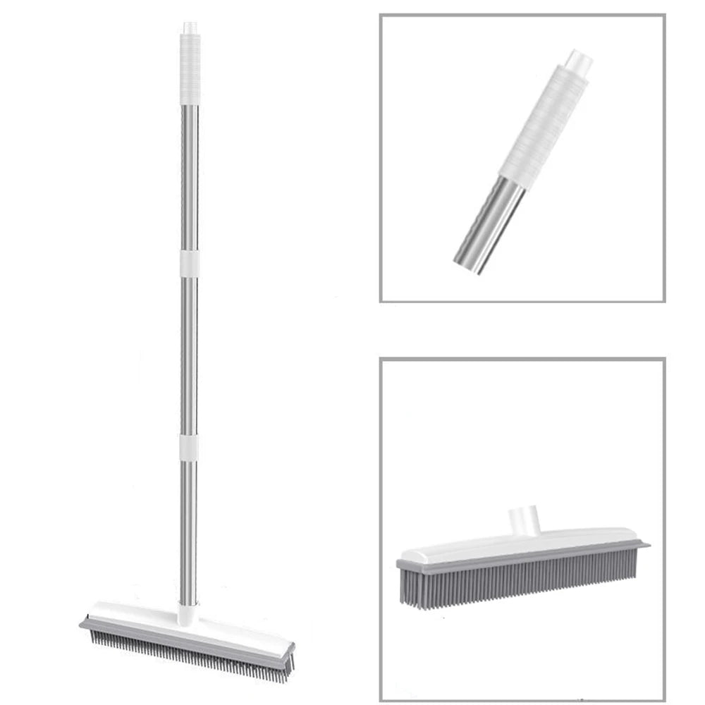 Rubber Broom Carpet Rake