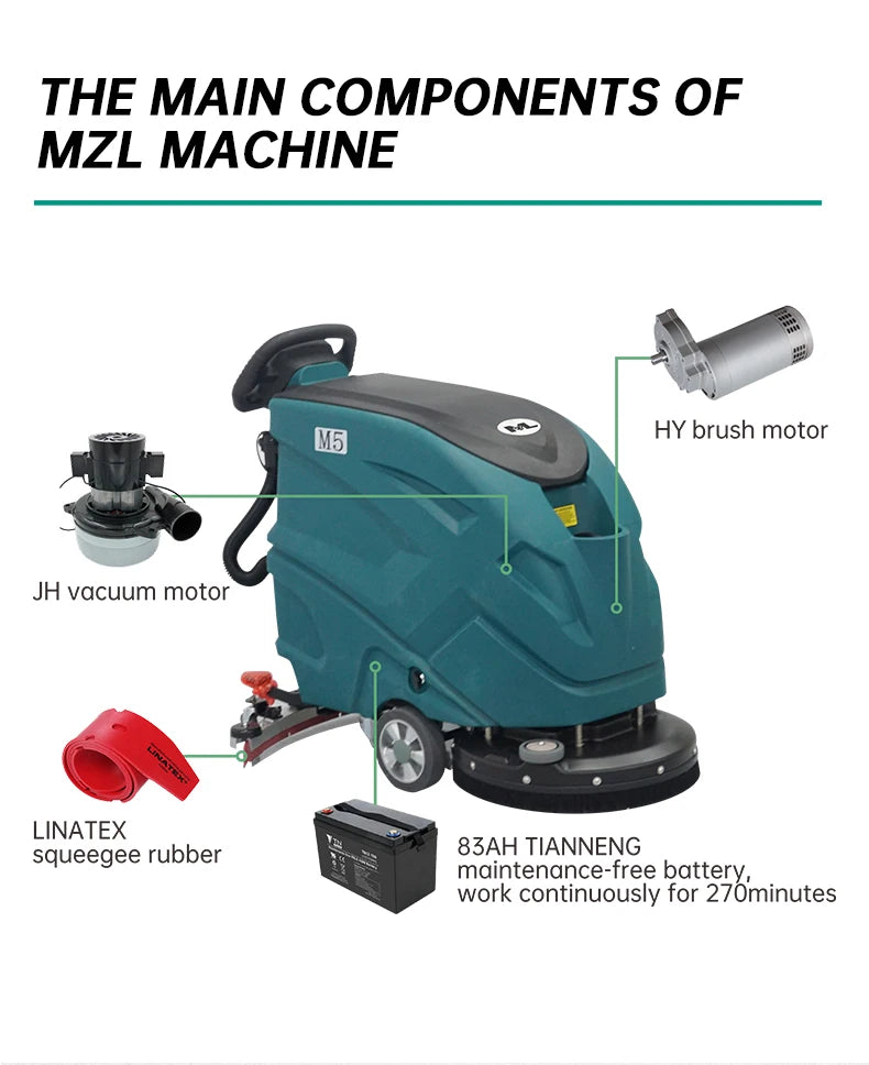 Auto Commercial Floor Cleaning Machine