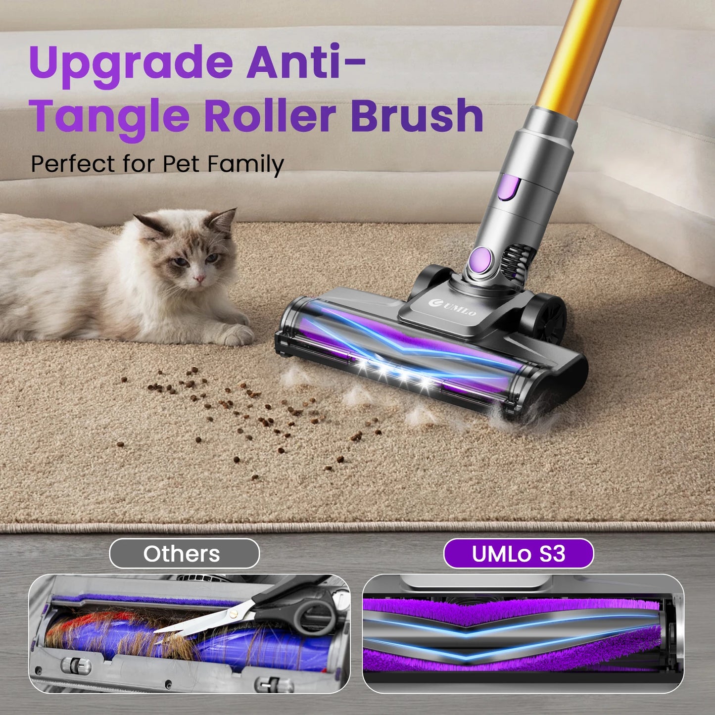 YISORA Cordless Vacuum Cleaner