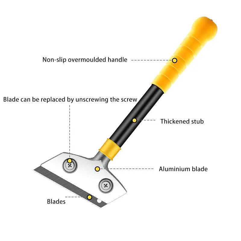 Stainless Steel Glass Clear Blade Cleaning Knife