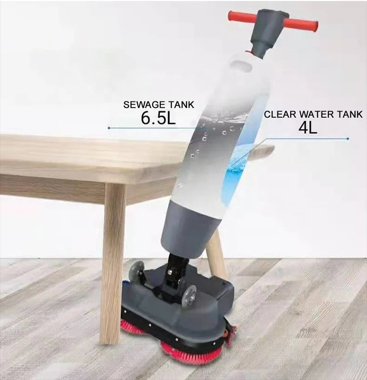 Portable Walk Behind Mini Floor Scrubber