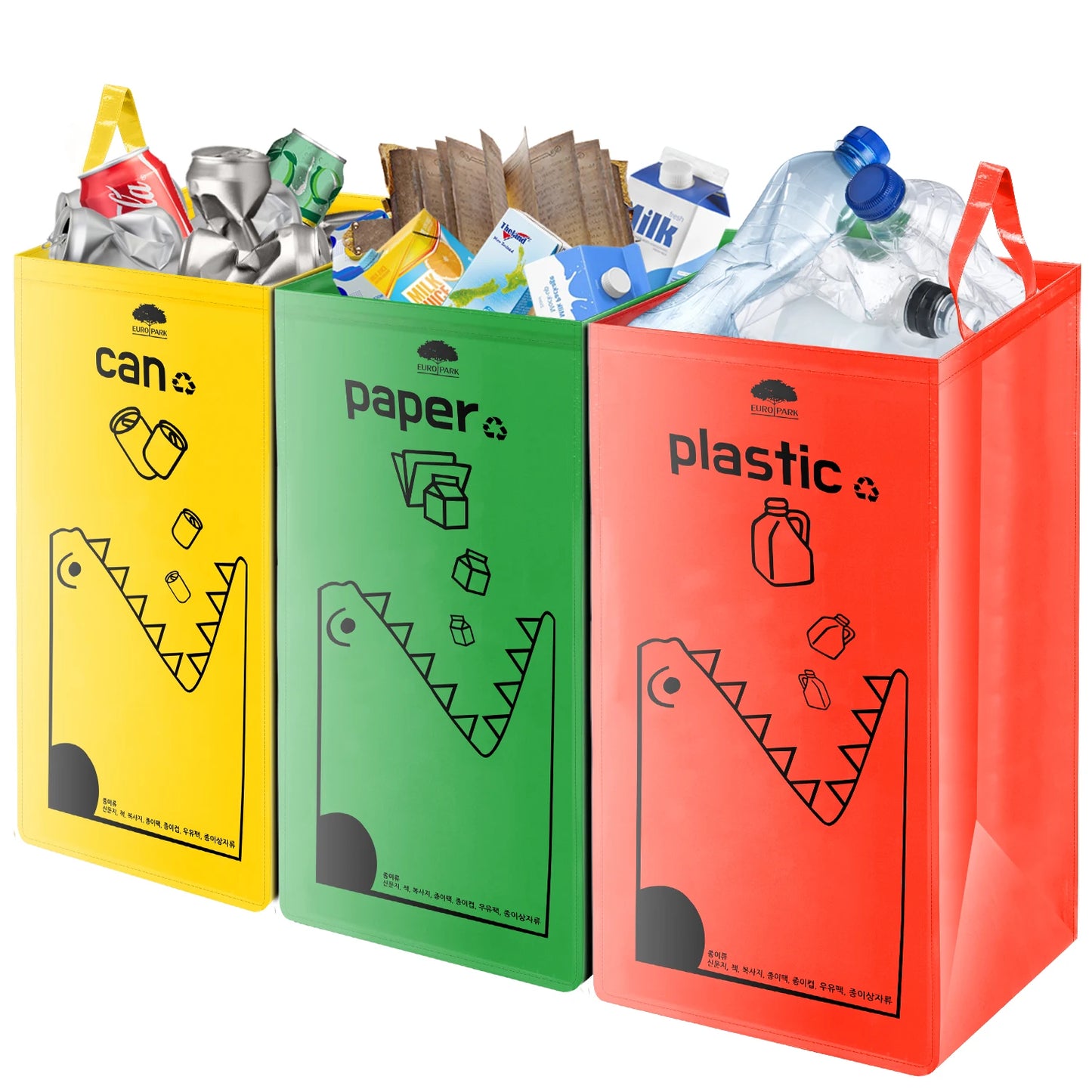 149L Recycling Bin Waterproof Recyclable Garbage Bag