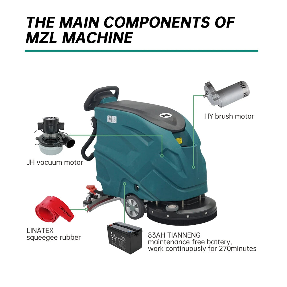 Auto Commercial Floor Cleaning Machine