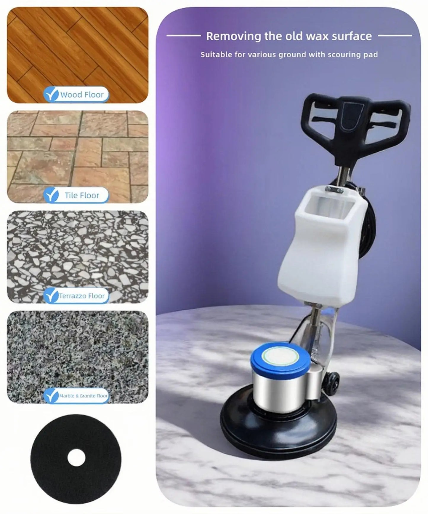 Automatic Wood Floor Polishing Grinding Machine