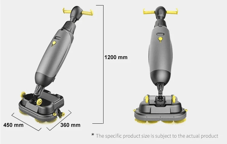 Portable Walk Behind Mini Floor Scrubber