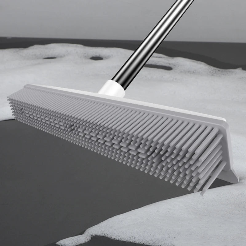 Rubber Broom Carpet Rake