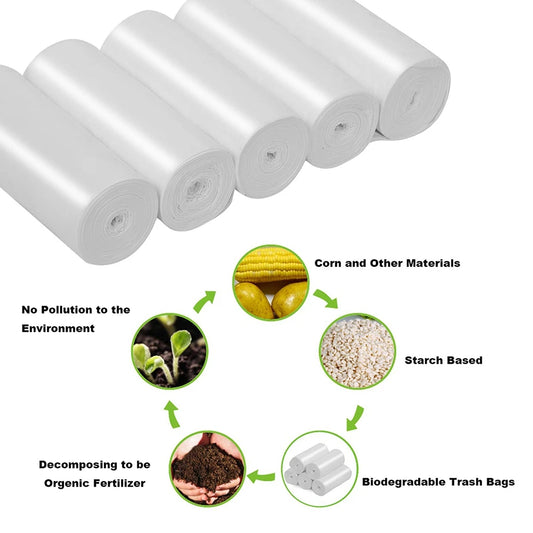 AB13-8 Gallon Compostable Garbage Bags